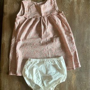 Scalloped girl dress